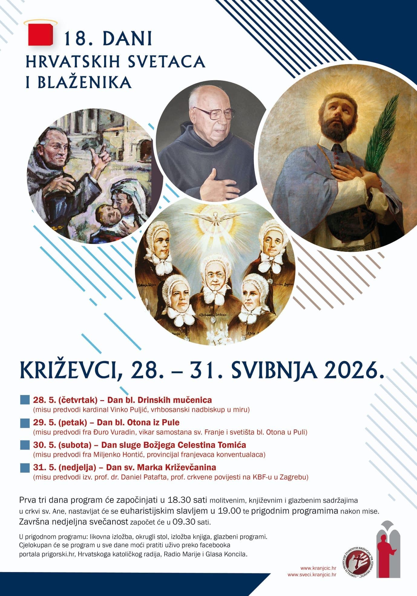 U Križevcima se održavaju 18. Dani hrvatskih svetaca i blaženika